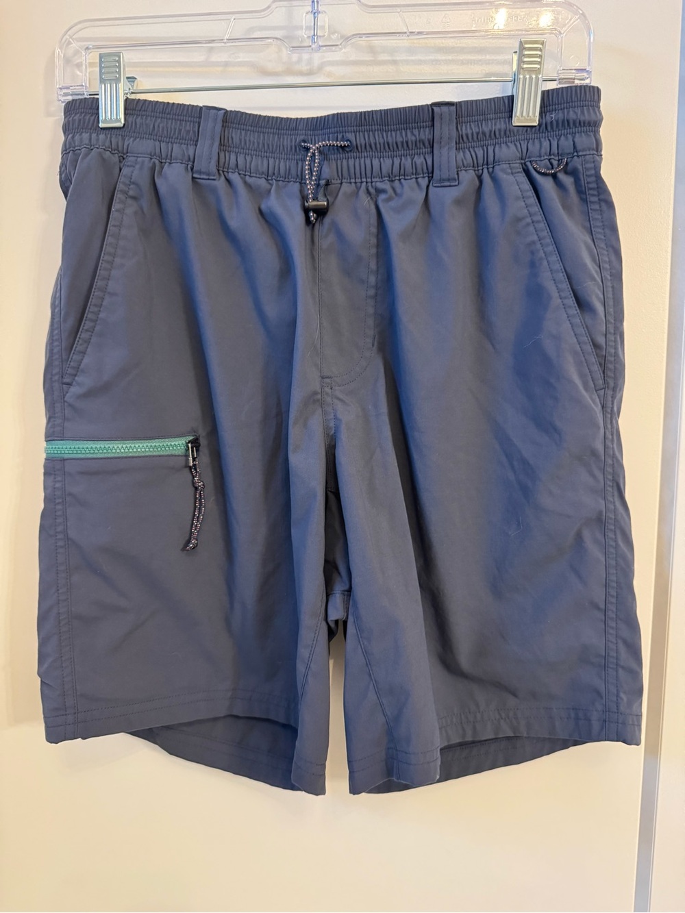 Men's Blue REI Performance Drawstring Hiking Shorts